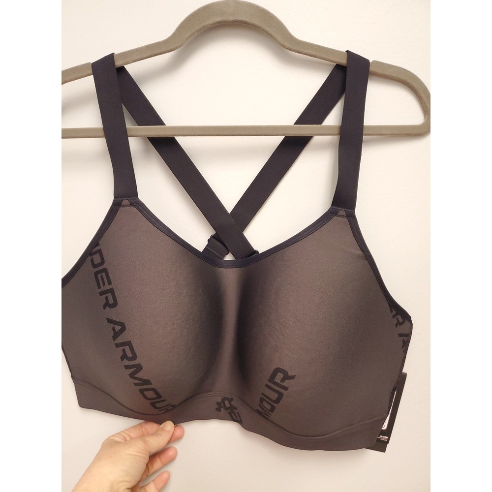 UNDER ARMOUR UA 1379030 Continuum Wild Print Sports Bra Medium Support‎ 1X NWT